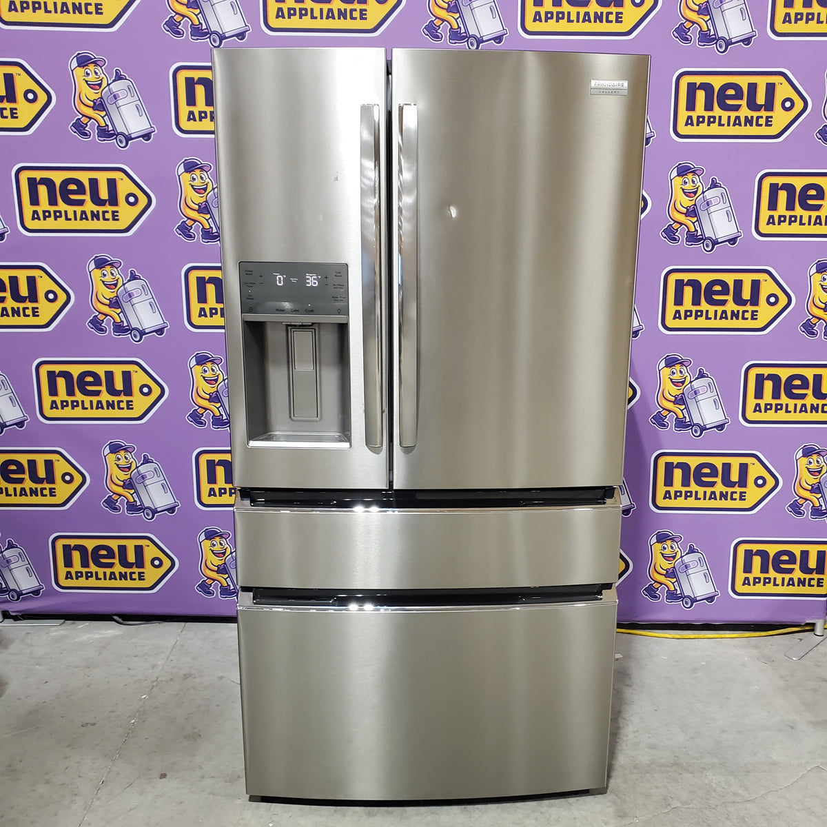 Frigidaire Gallery 22 Cu. Ft. 4-Door Counter-depth French Door Refrigerator with Ice Maker (Fingerprint Resistant Stainless Steel) ENERGY STAR GRMC2273CF - Scratch & Dent (Minor)