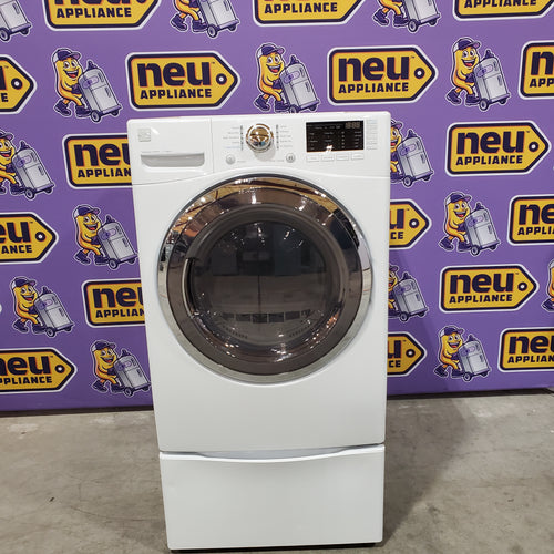 Kenmore 27-Inch 7.4 Cu Ft Electric Dryer Machine with Steam in White 6SD149 - 796.81382410 - Scratch & Dent (Minor)