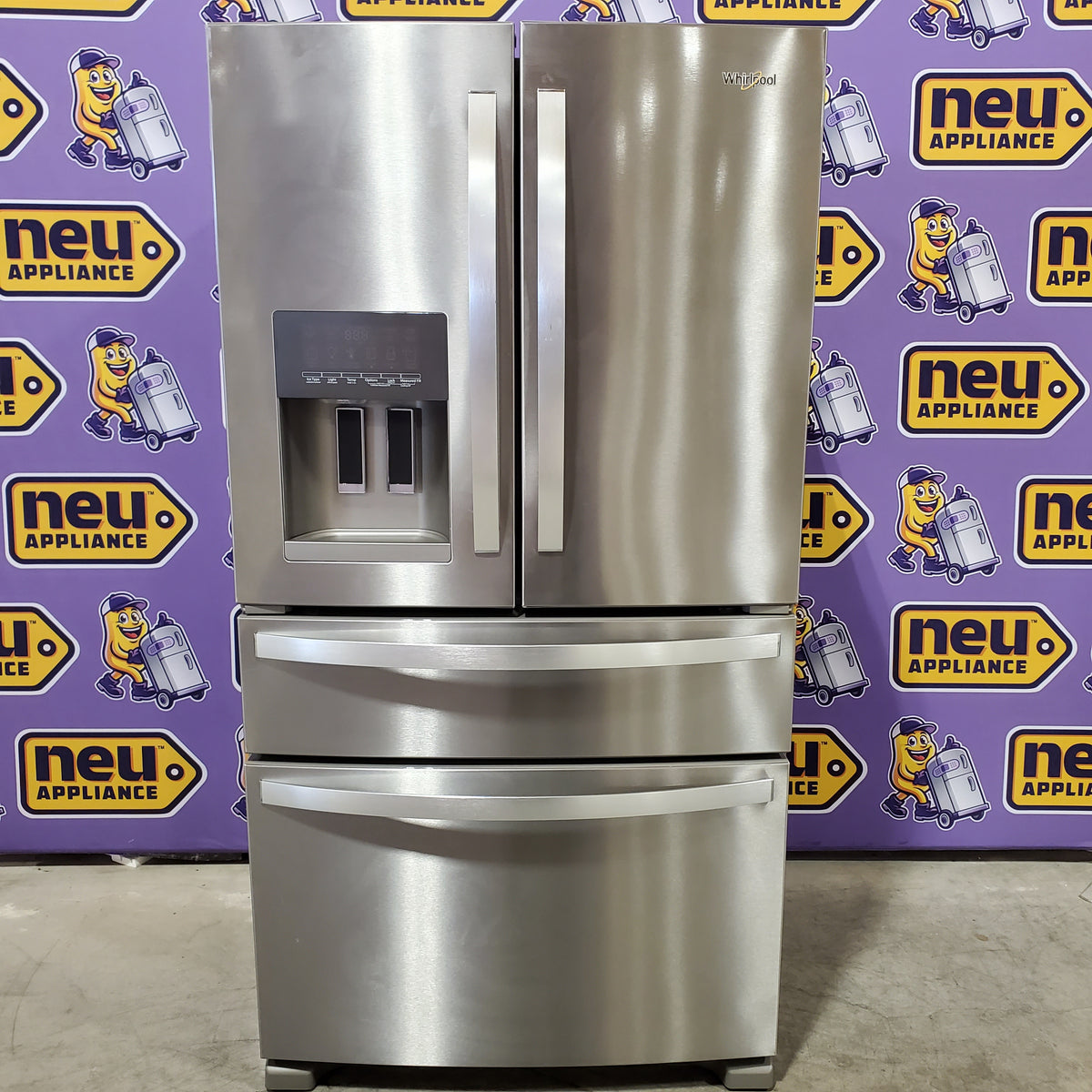 Whirlpool French Door Bottom Mount Refrigerator in Fingerprint Resistant Stainless Steel 22132SD142 - WRMF3636RZ - Scratch & Dent (Minor)