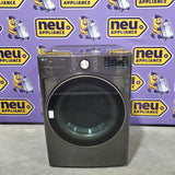 LG Black Steel Smart Wi-Fi Enabled Front Load Electric 7.4 Cu. Ft. Dryer with TurboSteam and Built-In Intelligence 22231SD295 - DLEX4000B - Scratch & Dent (Minor)
