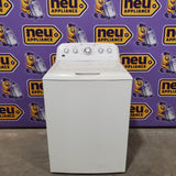 GE White Top Load 4.2 Cu. Ft. Washer with Stainless Steel Basket and Dual Action Agitator 90055 - GTW460ASJWW - Scratch & Dent (Moderate)