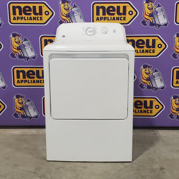 GE 6.2 cu. ft. Capacity Electric Dryer with Up To 120 ft. Venting and Shallow Depth GTX22EASKWW - Certified Refurbished