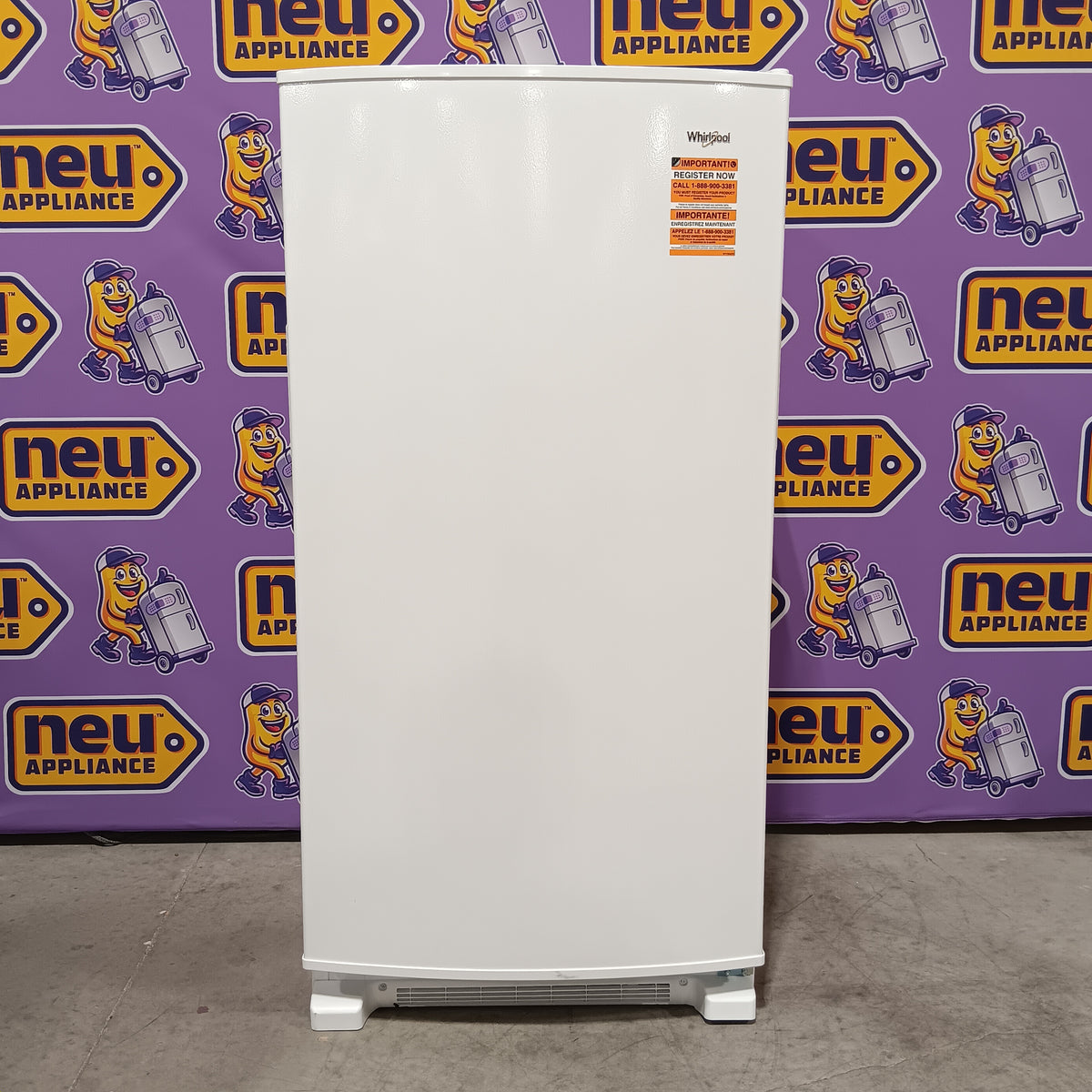 Whirlpool 16 cu. ft. Upright Freezer with LED Lighting 22134SD231 - WZF34X16DW - Scratch & Dent (Minor)