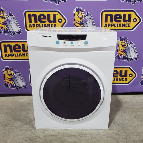 Magic Chef Compact 3.5 cu. ft. Electric Dryer in White 251310SD907 - MCSDRY35W - Scratch & Dent (Minor)