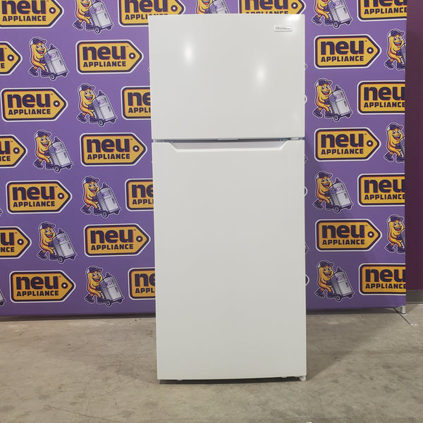 Frigidaire White Top Freezer 18 Cu. Ft. Capacity Refrigerator with Spacious Interior Storage and Bright LED Lighting FFHT1822UW - Open Box