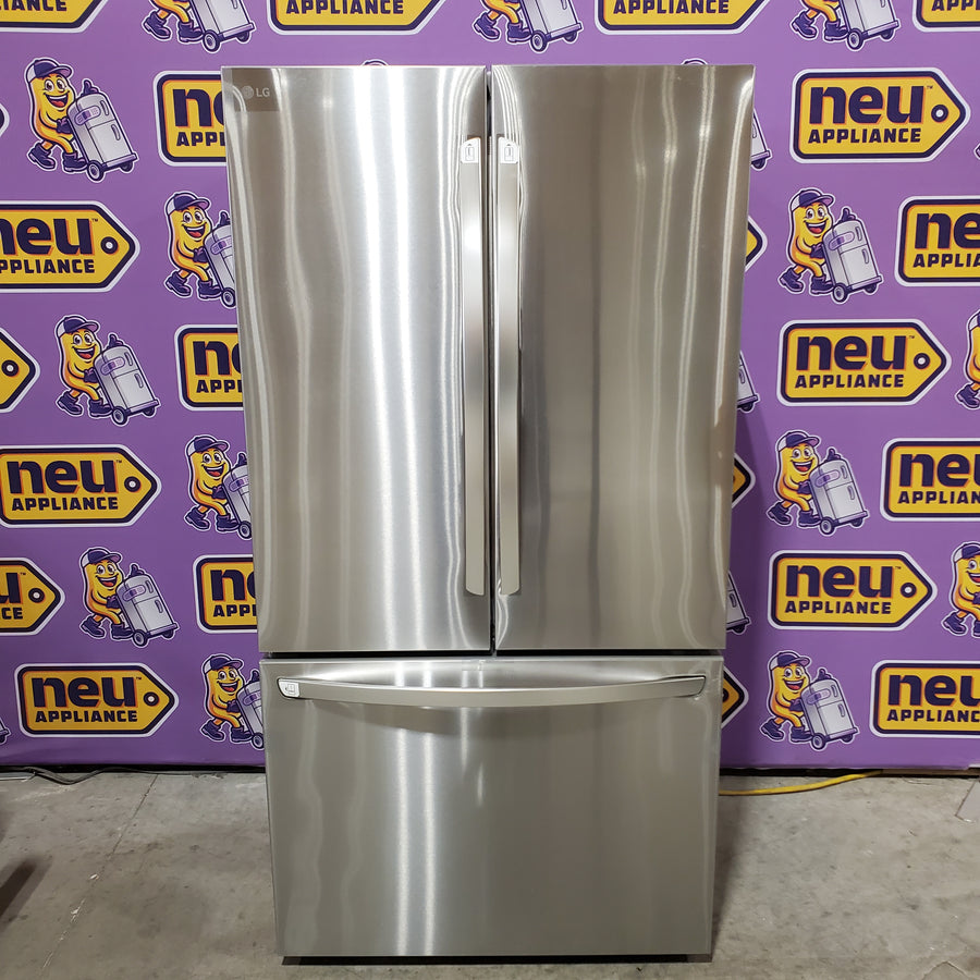 LG 27 cu. ft. Smart Counter-Depth MAX™ French Door Refrigerator with Linear Cooling™ and Internal Water Dispenser LRFLC2706S - New in Box