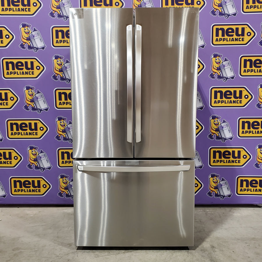 LG 27 cu. ft. Smart Counter-Depth MAX™ French Door Refrigerator with Linear Cooling™ and Internal Water Dispenser 21SD012 - LRFLC2706S - Open Box
