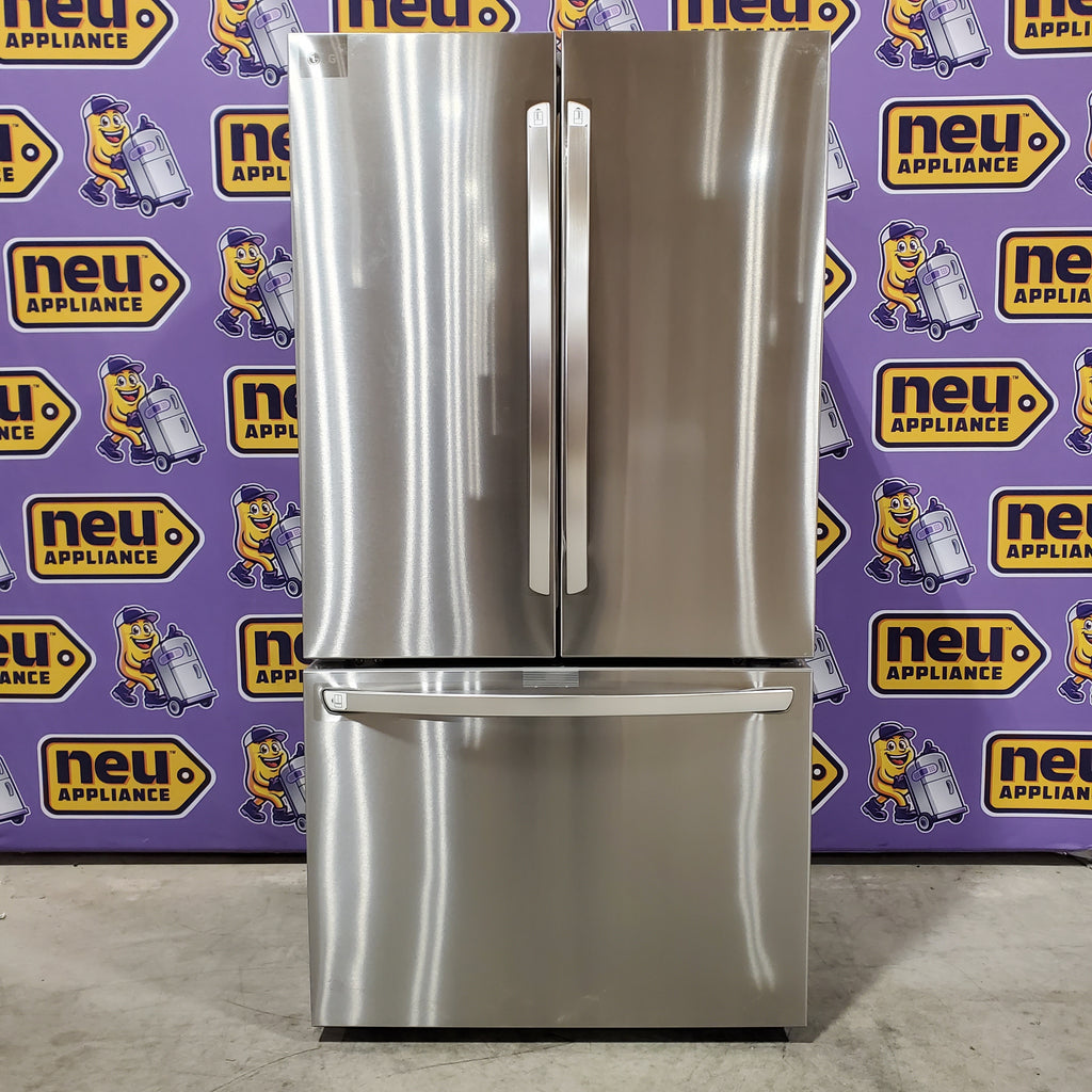 Pictures of LG 27 cu. ft. Smart Counter-Depth MAX™ French Door Refrigerator with Linear Cooling™ and Internal Water Dispenser 21SD012 - LRFLC2706S - Open Box - Neu Appliance Outlet - Discount Appliance Outlet in Austin, Tx