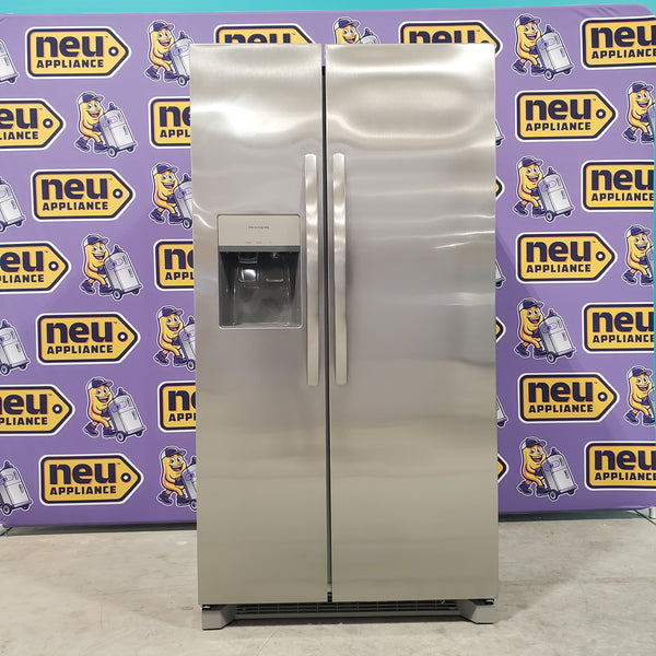 Frigidaire Standard Depth  25.6 Cu. Ft. Side by Side 36" Refrigerator with a EvenTemp Cooling System FRSS26L3AF - Open Box