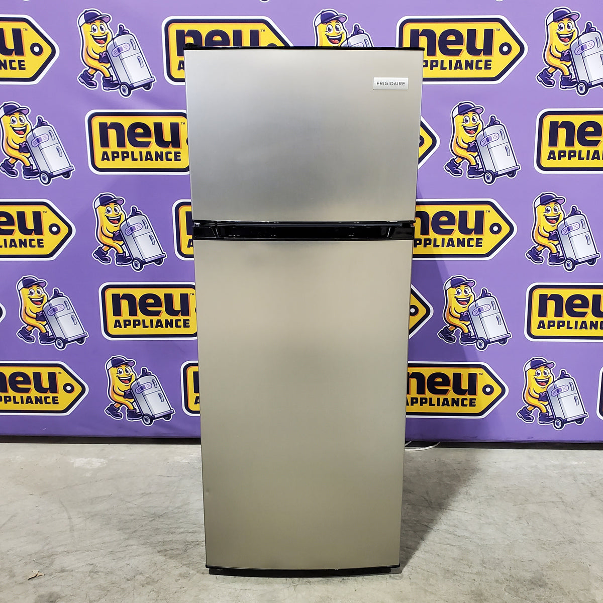 Frigidaire 7.5 cu. ft. Mini Refrigerator with Top Freezer in Stainless Look EFR780-6COM - Open Box
