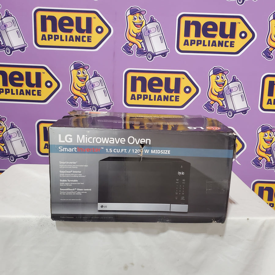 LG 1.5 cu. ft. NeoChef™ Countertop Microwave with Smart Inverter and Sensor Cooking MSER1590S - Open Box