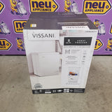 Vissani 4.9 cu. ft. Manual Defrost Chest Freezer with LED Light Type in White Garage Ready DCM5QWWW - Open Box