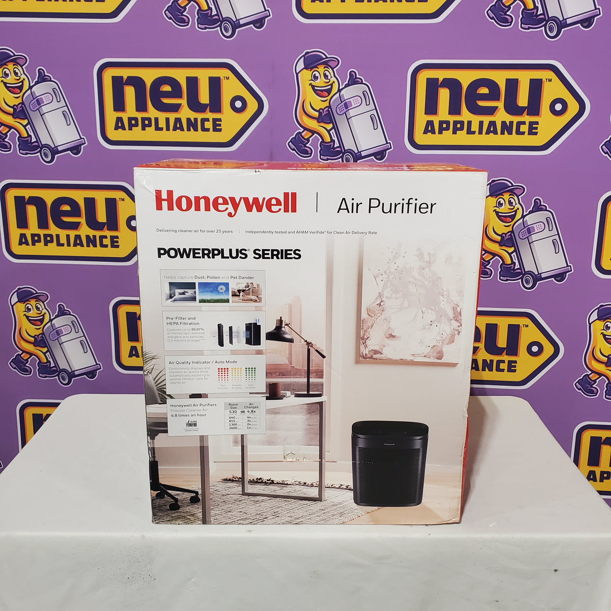 Honeywell PowerPlus 530 sq. ft. HEPA Air Purifier Extra-Large Room in Black HPA3300B - Open Box