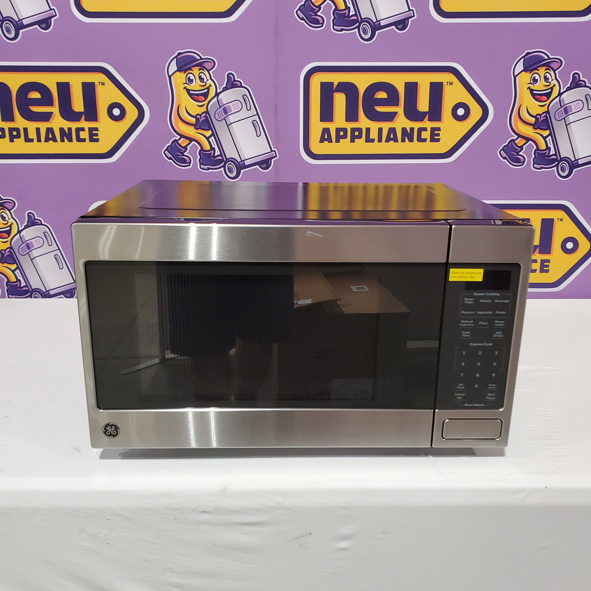 GE® 1.6 Cu. Ft. Countertop Microwave Oven in Stainless Steel GCST16S1WSS - Open Box (Copy)
