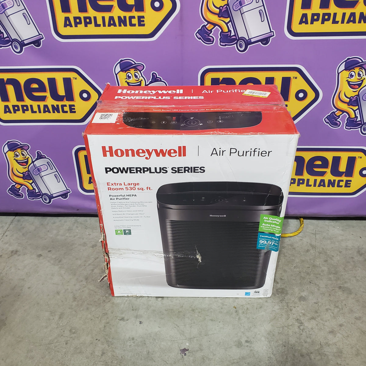 Honeywell PowerPlus 530 sq. ft. HEPA Air Purifier Extra-Large Room in Black HPA3300B - Open Box
