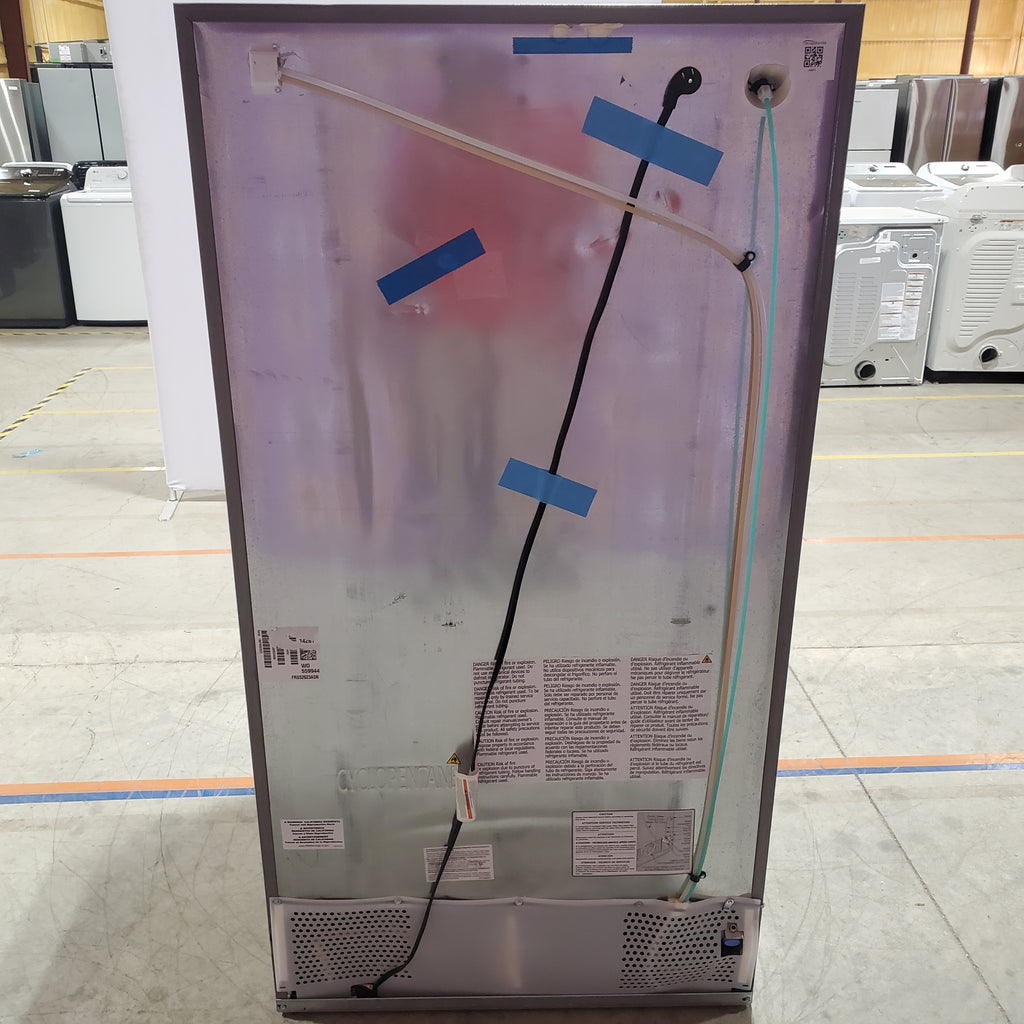 Frigidaire 25.6 cu. ft. ENERGY STAR Side by Side Refrigerator with Exterior Water and Ice Dispenser in Stainless Steel 3SD971 - FRSS2623AS - Scratch & Dent (Minor)