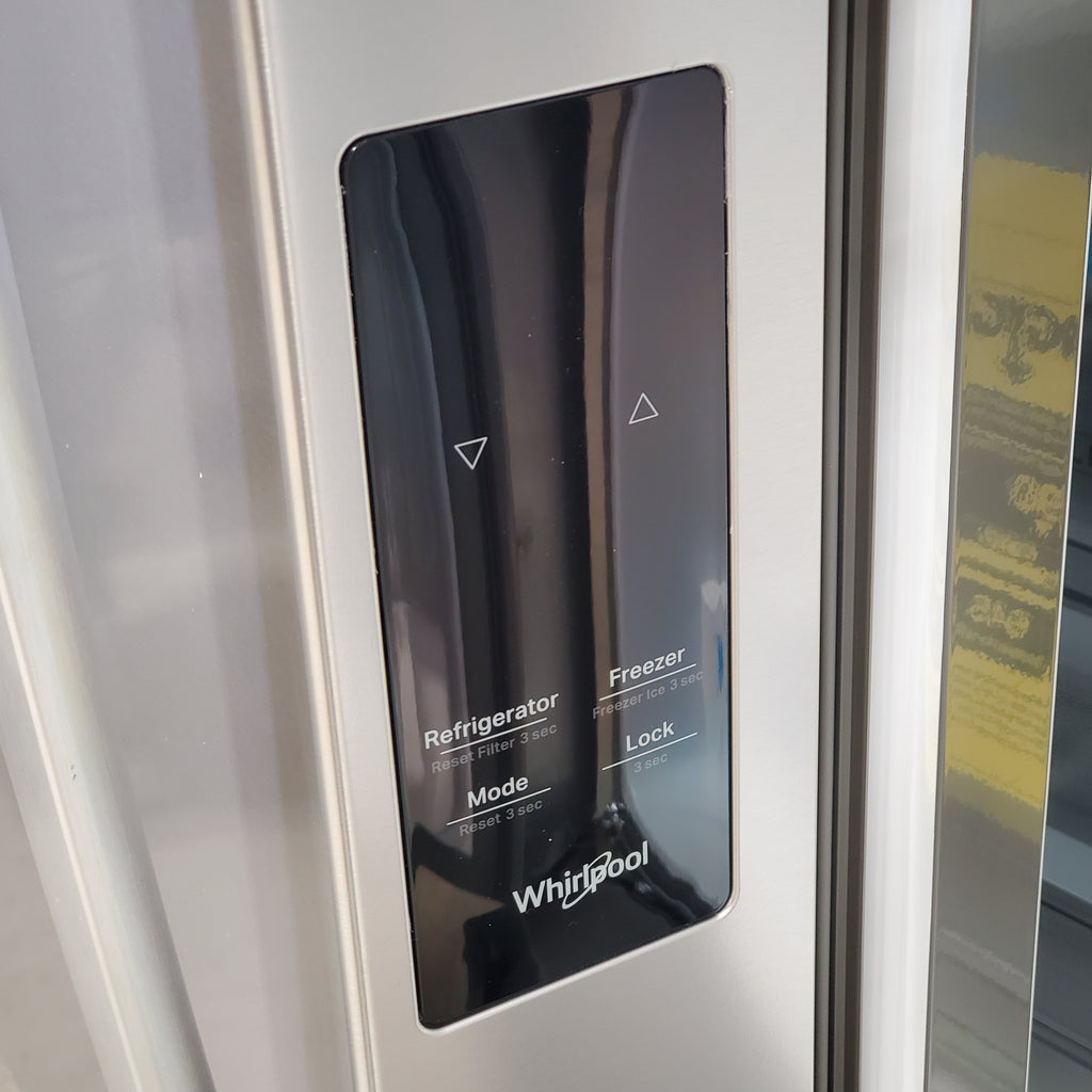 Whirlpool French Door 31 Cu. Ft. Refrigerator with Total Coverage Cooling in Fingerprint Resistant Stainless Steel 5SD269 - WRFF3136SZ - Scratch & Dent (Minor)