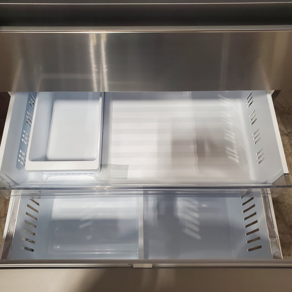 LG 29 cu. ft. Smart Standard-Depth MAX™ 4-Door French Door Refrigerator with Full-Convert Drawer™ in Print Proof Stainless Steel 5SD271 - LF29H8330S - Scratch & Dent (Moderate)