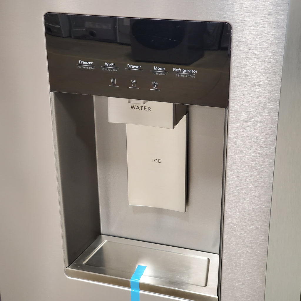 Pictures of Whirlpool Counter-Depth 23.4-cu ft 3 -Door Refrigerator with Dual Ice Maker with Water and Ice Dispenser 22SD032 - WRFC5236RZ - Scratch & Dent (Minor) - Neu Appliance Outlet - Discount Appliance Outlet in Austin, Tx