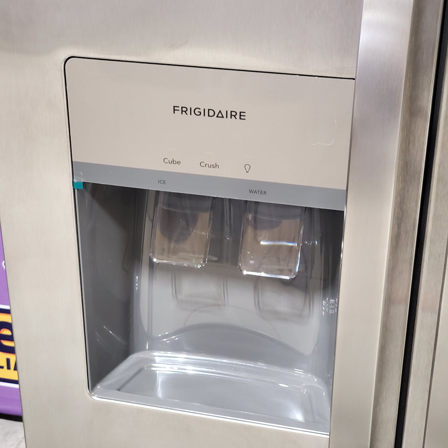 Frigidaire 33" Wide 22.3 cu. ft. ENERGY STAR Side by Side Refrigerator Stainless Steel with Exterior Water and Ice Dispenser 3SD1086 - FRSS2323AS - Scratch & Dent (Minor)