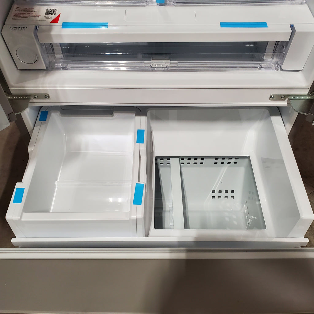 Pictures of Frigidaire 29 Cu. Ft. Standard-Depth French Door Refrigerator in Stainless Steel 3SD1067 - FRFN2813AF - Scratch & Dent (Moderate) - Neu Appliance Outlet - Discount Appliance Outlet in Austin, Tx