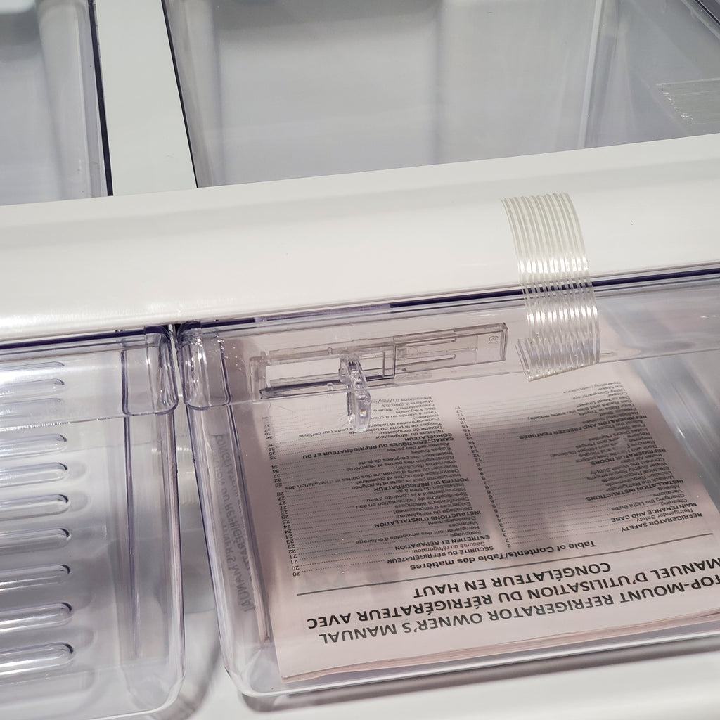 Whirlpool 18 Cu. Ft. 28" Wide Refrigerator in Stainless Steel 24SD48 - WRT518SZFM - Scratch & Dent (Minor)