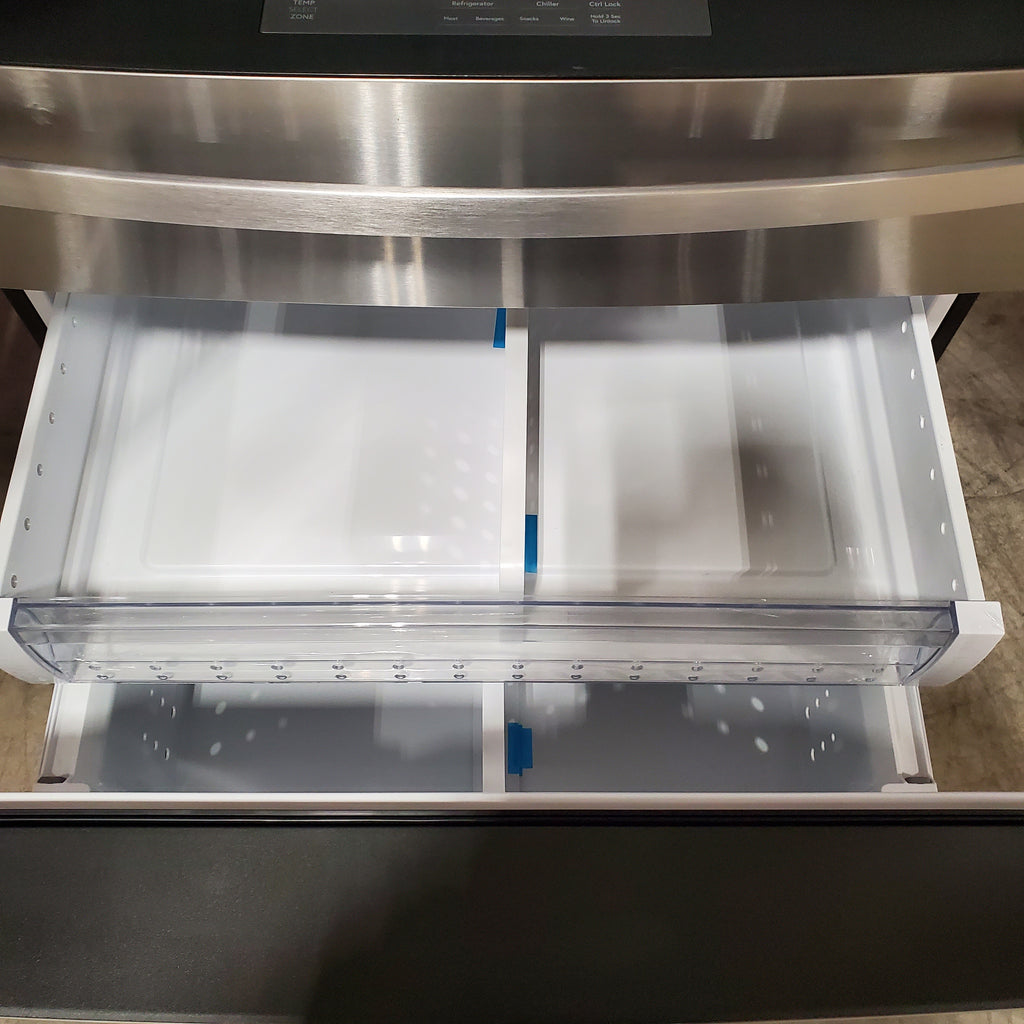 Pictures of GE Profile™ ENERGY STAR® 27.9 Cu. Ft. Smart Fingerprint Resistant 4-Door French-Door Refrigerator with Door In Door 22SD049 - PVD28BYNFS - Scratch & Dent (Minor) - Neu Appliance Outlet - Discount Appliance Outlet in Austin, Tx