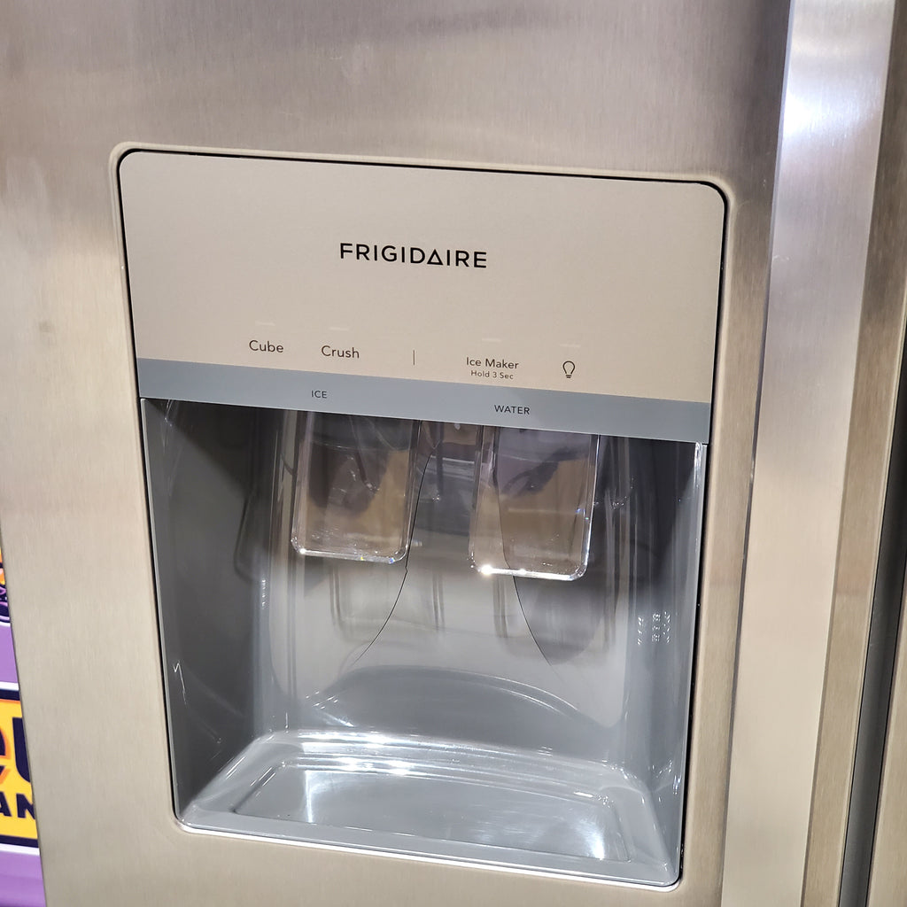 Frigidaire 22 Cu. Ft. Counter-Depth Side-by-Side Refrigerator in Stainless Steel 3SD1093 - FRSC2333AS - Scratch & Dent (Minor)