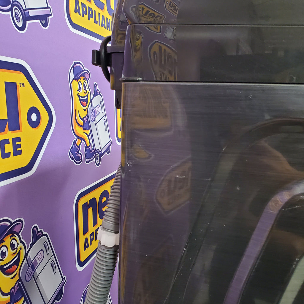 Pictures of Samsung 5.0 cu. ft. Energy Star Top Load Washer with Active Water Jet in Black Stainless Steel 1CR04015 - WA50R5400AV - Certified Refurbished - Neu Appliance Outlet - Discount Appliance Outlet in Austin, Tx