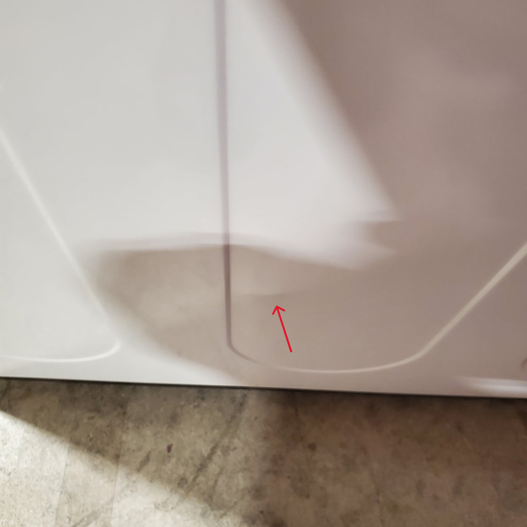 LG 4.3 cu. ft. Capacity Top Load Washer with TurboDrum™ Technology and Impeller WT6100CW - Scratch & Dent (Minor) and LG 7.3 Cu. Ft.  Electric Rear Control Ultra Large Capacity Dryer in White with Sensor Dry 16068 - DLE6100W - Scratch & Dent (Minor)