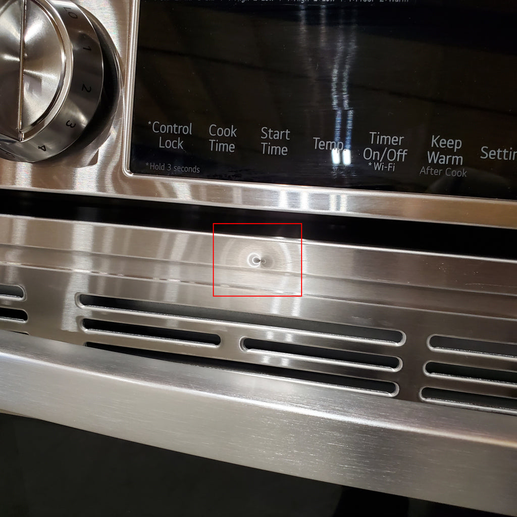 LG 6.3 cu. ft. Smart Wi-Fi Enabled ProBake Convection® InstaView® Electric Slide-In Range with Air Fry 3SD854 - LSEL6335FE - Scratch & Dent (Minor)