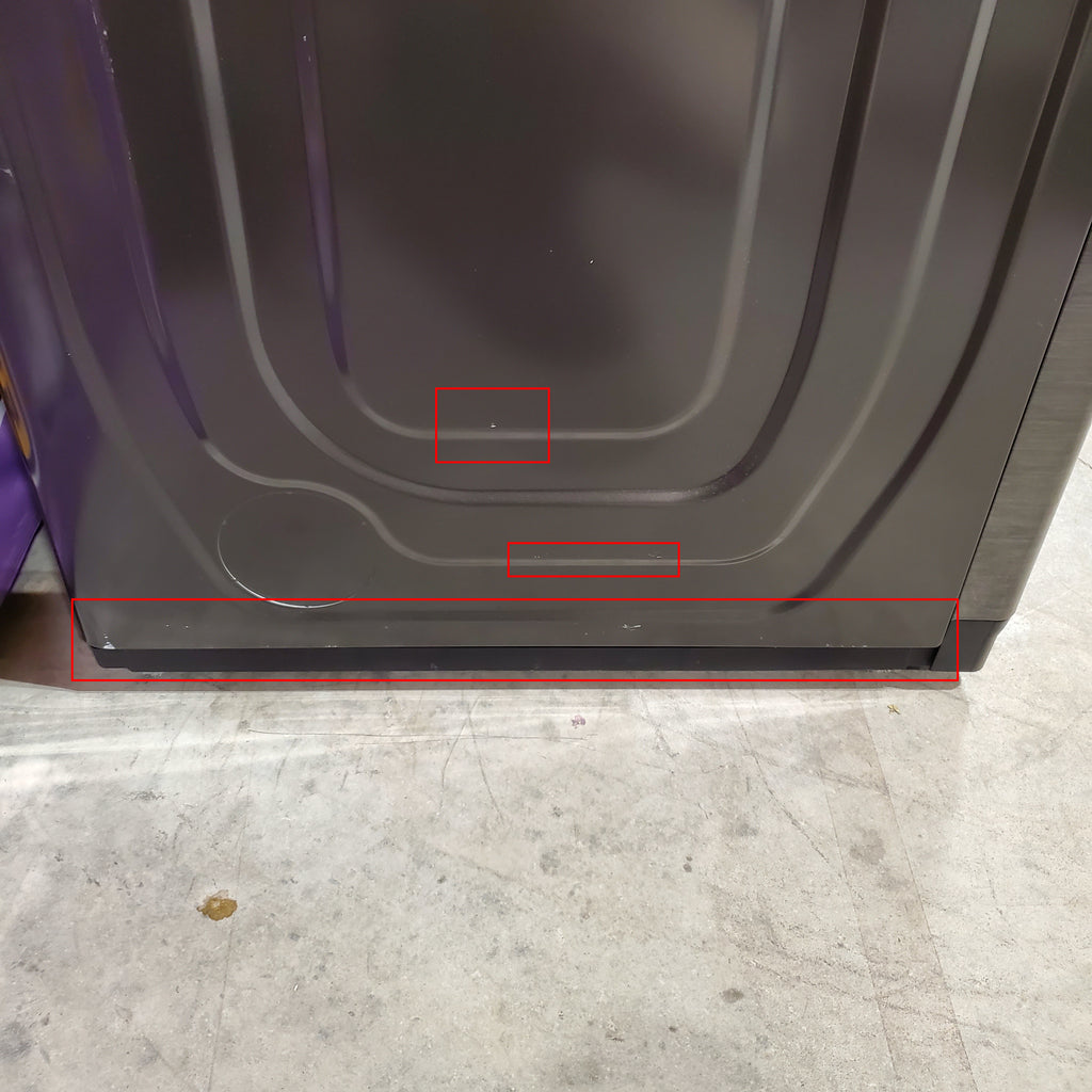 Samsung 7.4 cu. ft. Smart Electric Dryer with Sensor Dry in Brushed Black 24SD03 - DVE47CG3500V - Scratch & Dent (Minor)