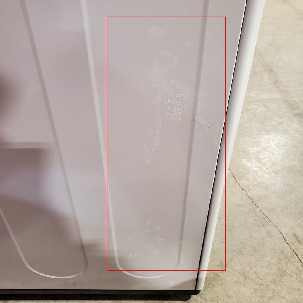 LG Top Load 4.1 Cu. Ft. Washer with TurboDrum Technology in White WT6105CW - New in Box and LG 7.3 Cu. Ft.  Electric Rear Control Ultra Large Capacity Dryer in White with Sensor Dry 16095 - DLE6100W - Scratch & Dent (Minor)