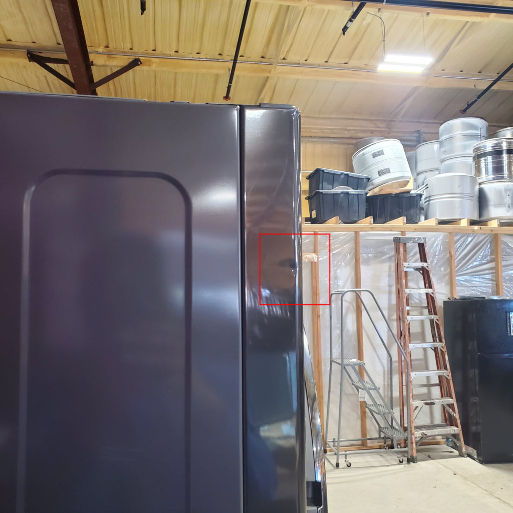 LG Single Unit Front Load WashTower™ with Center Control® 5.0 cu.ft. Washer and 7.4 cu.ft. Electric Dryer in Black Steel 5SD274 - WKEX300HBA - Scratch & Dent (Minor)