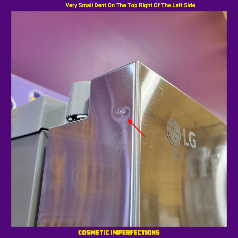 LG 29 cu. ft. Smart Standard-Depth MAX™ 4-Door French Door Refrigerator with Full-Convert Drawer™ in Print Proof Stainless Steel LF29H8330S - Scratch & Dent (Moderate)