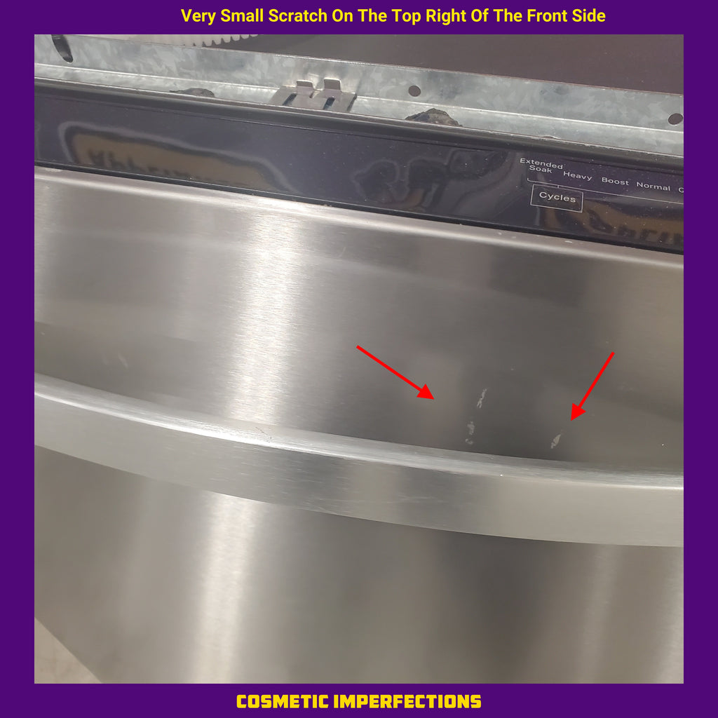 Pictures of Whirlpool Fingerprint Stainless Steel 24 In. Dishwasher with Ai Intelligent Wash and Sensor Cycle WDTA50SAKZ - Scratch and Dent (Minor) - Neu Appliance Outlet - Discount Appliance Outlet in Austin, Tx