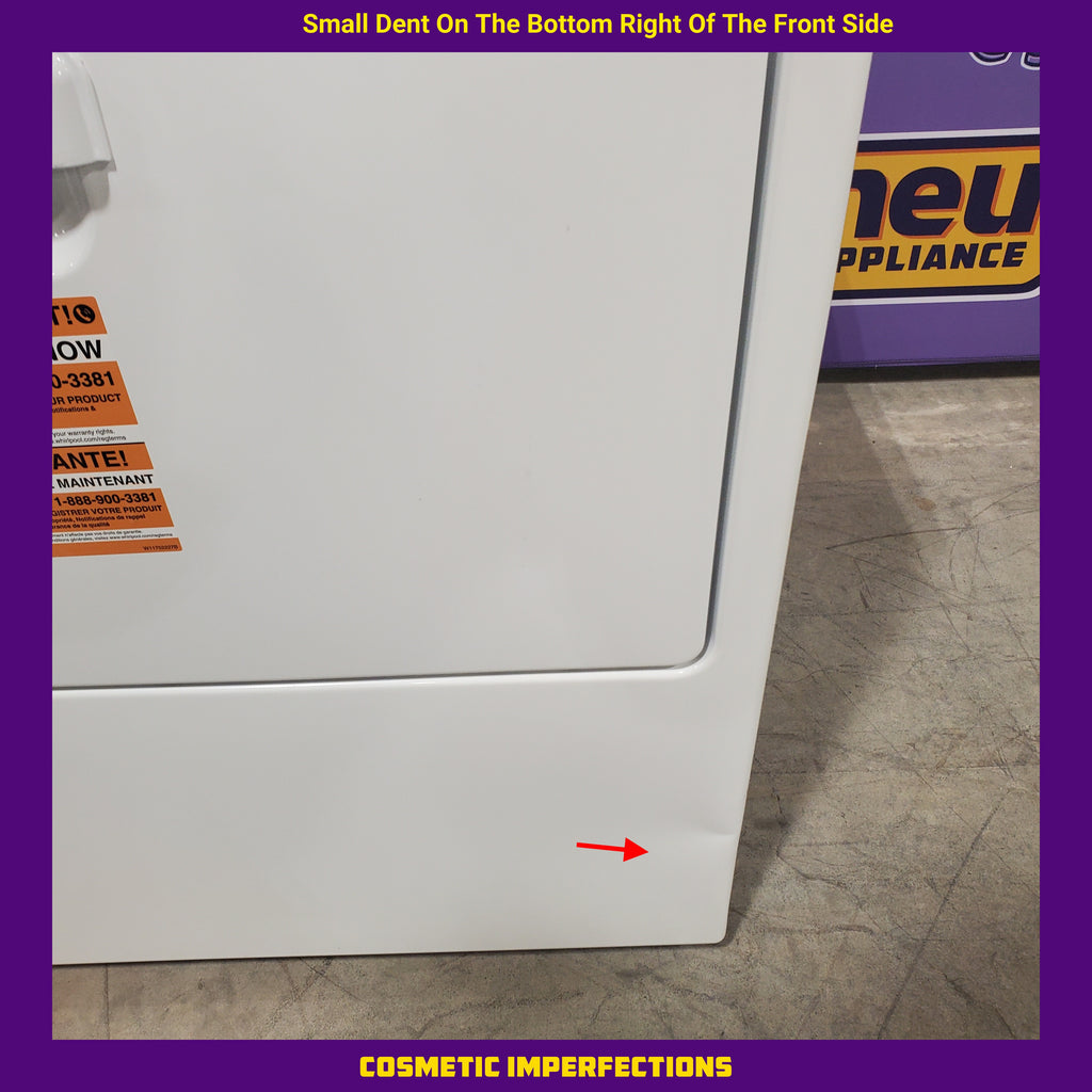 Pictures of Whirlpool Top Load 3.8 Cu. Ft. Washer with Soaking Cycles WTW4955HW and Whirlpool Top Load Electric 7.0 Dryer with AutoDry Drying System WED4950HW - Scratch and Dent (Minor) - Neu Appliance Outlet - Discount Appliance Outlet in Austin, Tx