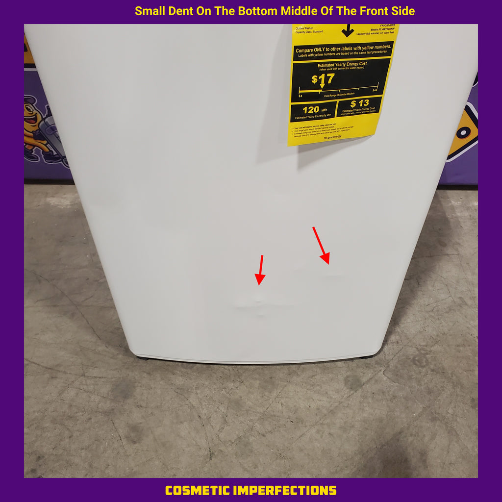 Pictures of Frigidaire 4.1 Cu. Ft. Top Load Washer in White 20SD024 - FLVW7000AW - Scratch & Dent (Moderate) - Neu Appliance Outlet - Discount Appliance Outlet in Austin, Tx