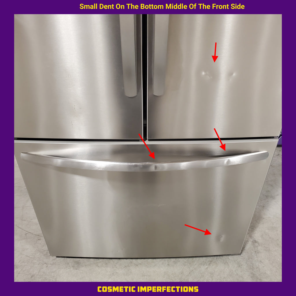 Frigidaire 29 Cu. Ft. Standard-Depth French Door Refrigerator in Stainless Steel 20SD007 - FRFN2813AF - Scratch & Dent (Minor)