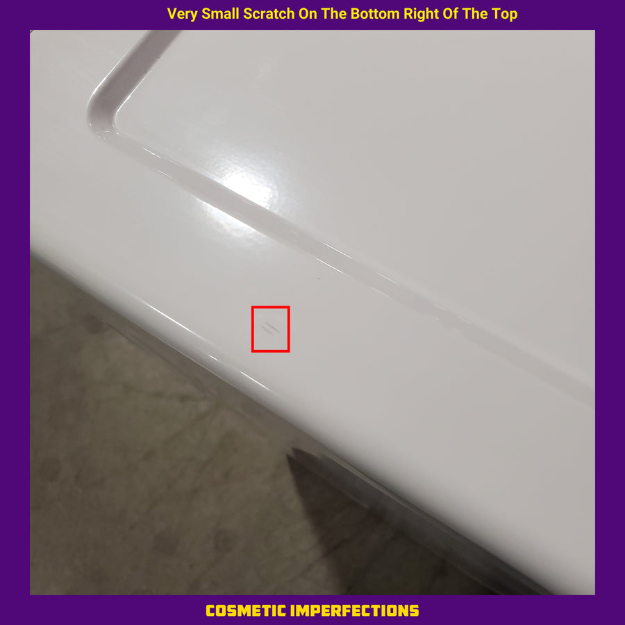 LG 4.5 cu. ft. Front Load Washer with Steam and Built-In Intelligence in White WM4000HWA - Scratch & Dent (Moderate) and LG 7.4 cu. ft. Front Load Electric Dryer with TurboSteam and Sensor Dry Technology in White 16296 - DLEX4000W - Scratch & Dent (Minor)