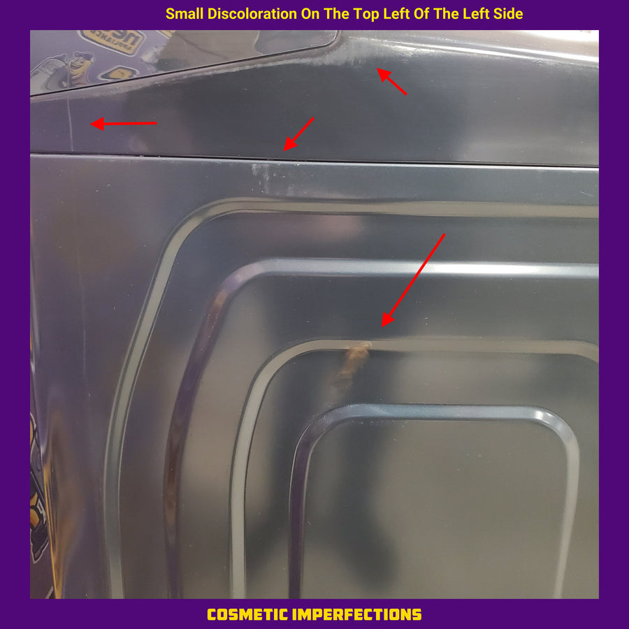 Samsung 5.4 cu. ft. Smart Top Load Washer with Pet Care Solution WA54CG7150AD - Scratch & Dent (Moderate) and Samsung Brushed 7.4 cu. ft. Smart Vented Electric Dryer with Pet Care Dry and Steam Sanitize+ WA54CG7150AD - Scratch & Dent (Minor)