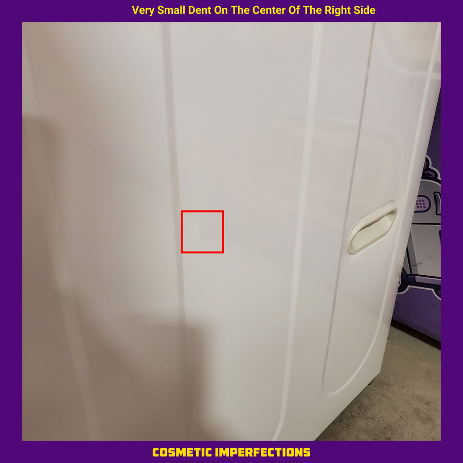 LG 4.5 cu. ft. Front Load Washer with Steam and Built-In Intelligence in White WM4000HWA - Scratch & Dent (Minor) and LG 7.4 cu. ft. Front Load Electric Dryer with TurboSteam and Sensor Dry Technology in White 16237 - DLEX4000W - Scratch & Dent (Moderate)