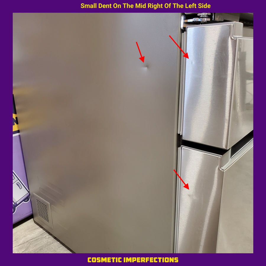 LG 29 cu. ft. Smart Standard-Depth MAX™ 4-Door French Door Refrigerator with Full-Convert Drawer™ in Print Proof Stainless Steel 22134SD232 - LF29H8330S - Scratch & Dent (Moderate)
