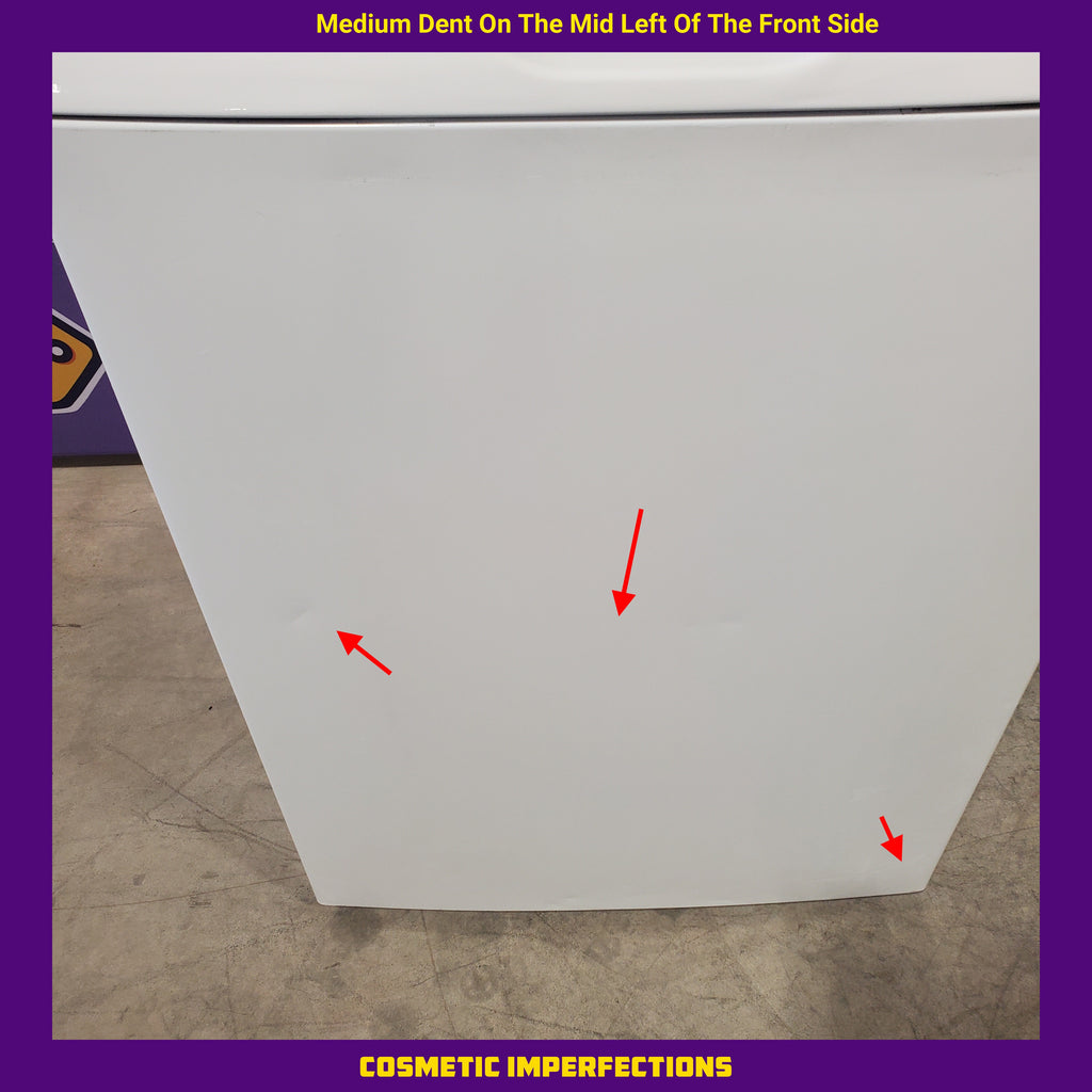Pictures of Hotpoint White Top Load 3.8 Cu. Ft. Washer with Stainless Steel Basket and Heavy Duty Agitator HTW240ASKWS - Certified Refurbished - Neu Appliance Outlet - Discount Appliance Outlet in Austin, Tx