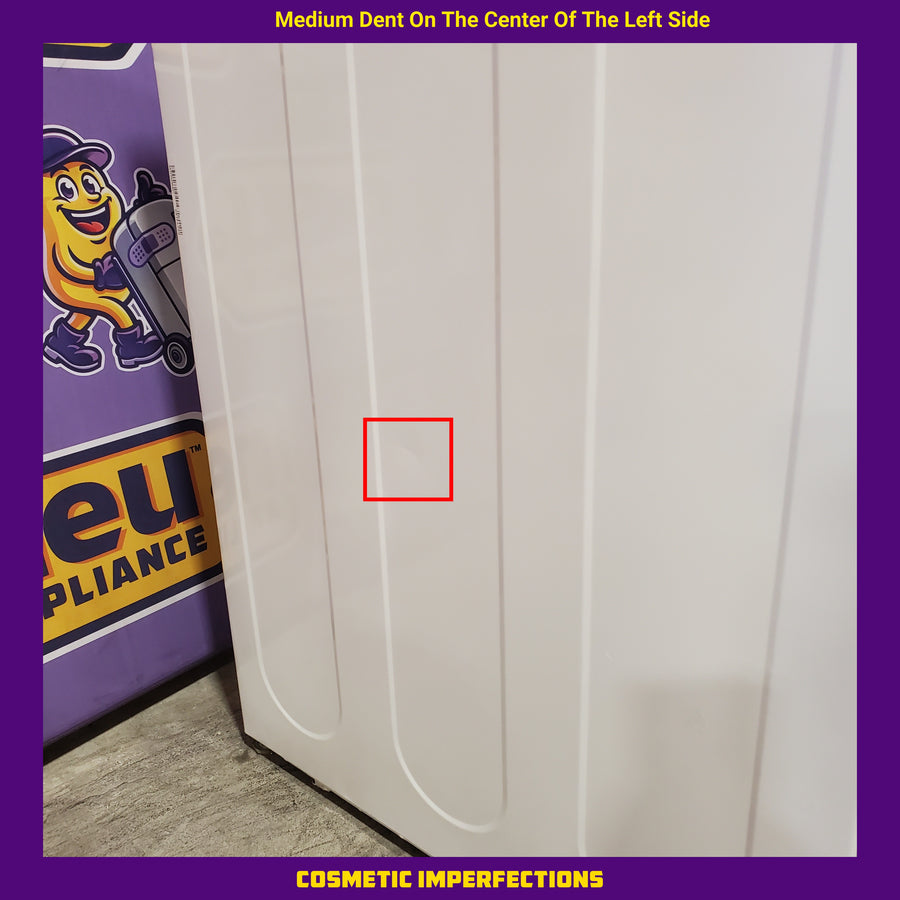 LG TurboWash 4.3 Cu. Ft. 12-Cycle High-Efficiency Steam Front-Loading Washer WM3570HWA - Scratch & Dent (Moderate) and LG 7.4 cu. ft. ENERGY STAR Electric Vented Dryer with Sensor Dry and SmartThinQ Technology 15036 - DLE3400W - Scratch & Dent (Minor)