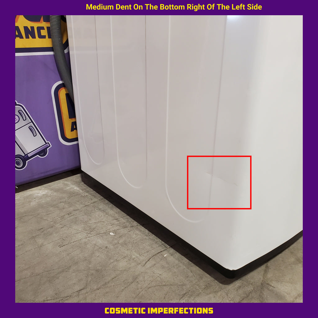 LG White Top Load 5.0 Cu. Ft. Mega Capacity Washer with TurboDrum Technology 25137SD708 - WT7150CW - Scratch & Dent (Minor)