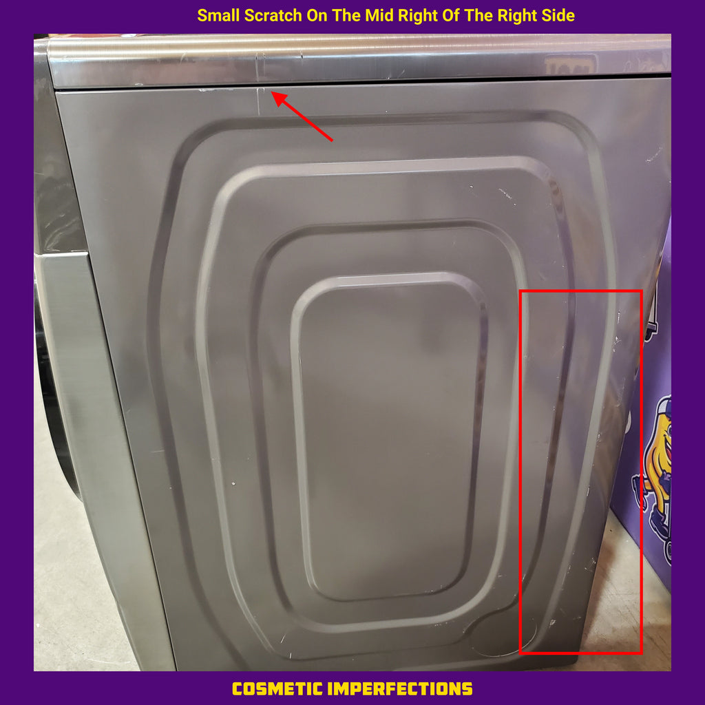 Samsung 7.5 cu. ft. Front Load Electric Dryer with Steam 25136SD620 - DVE45B6300P - Scratch & Dent (Minor)