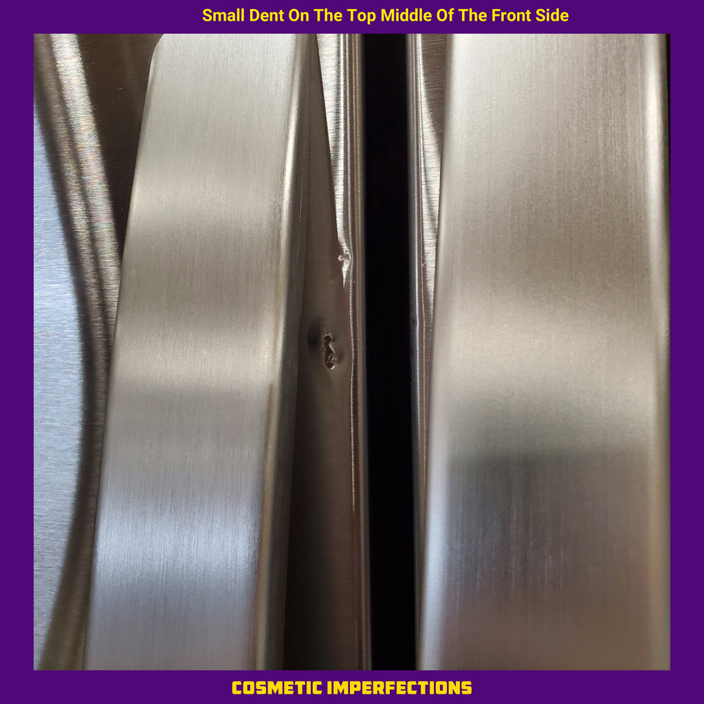 Pictures of LG 33 in. W. 21 cu.ft. SMART Counter Depth MAX French Door Refrigerator with Ice Maker in PrintProof Stainless Steel 31135SD272 - LF21G6200S - Scratch & Dent (Major) - Neu Appliance Outlet - Discount Appliance Outlet in Austin, Tx