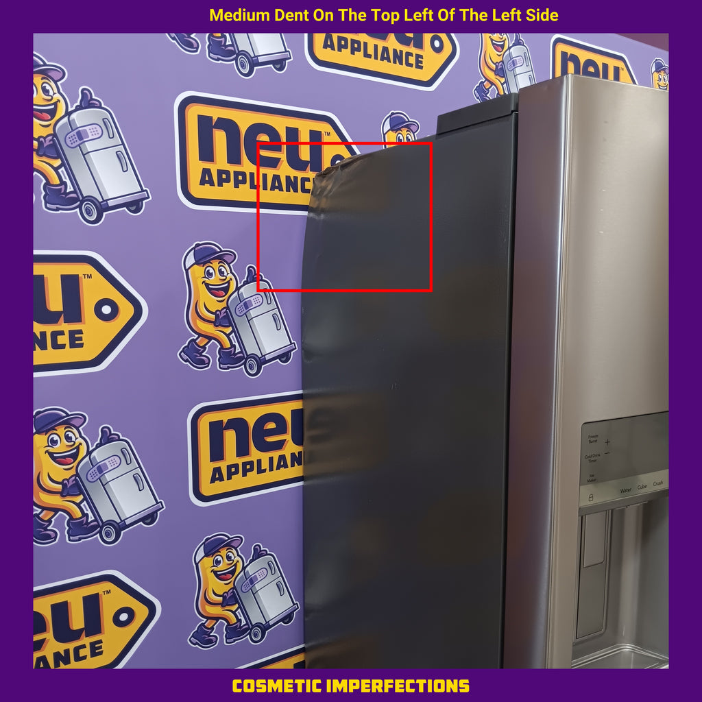 Pictures of Frigidaire Gallery 22 Cu. Ft. 4-Door Counter-depth French Door Refrigerator with Ice Maker (Fingerprint Resistant Stainless Steel) ENERGY STAR 20131SD199 - GRMC2273CF - Scratch & Dent (Moderate) - Neu Appliance Outlet - Discount Appliance Outlet in Austin, Tx