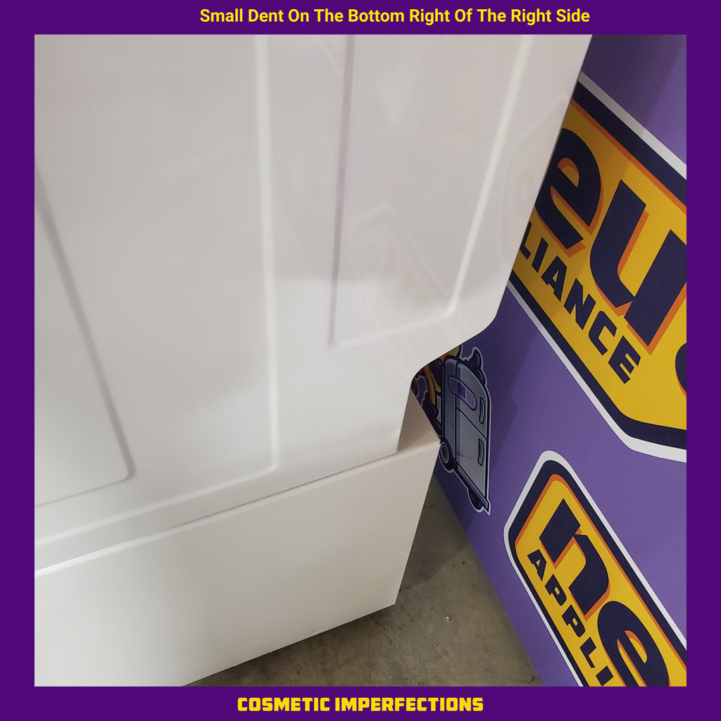 Electrolux 8.0 Cu. Ft. Front Load Perfect Steam™ Electric Dryer with Balanced Dry™ and Instant Refresh ELFE7626BW - Scratch & Dent (Moderate)